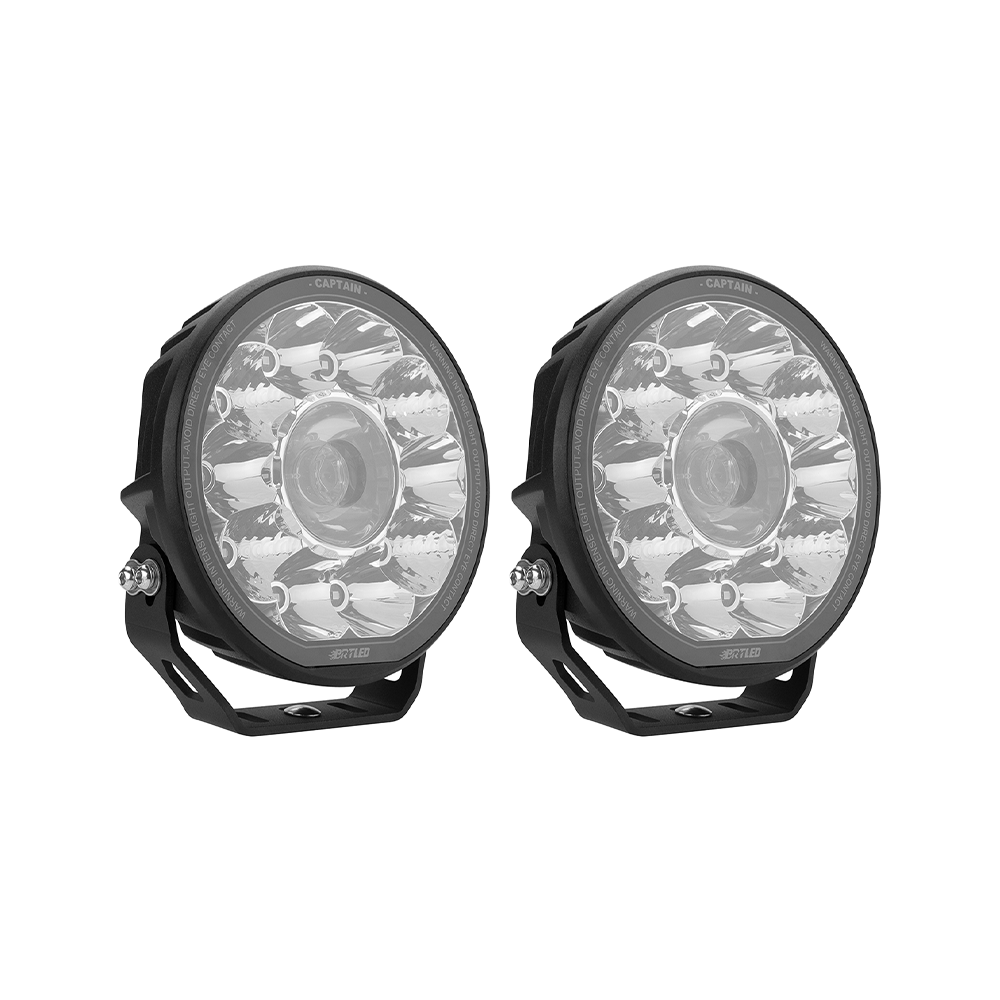 BRT 110W 7" Inch Captain X Spotlight Kit