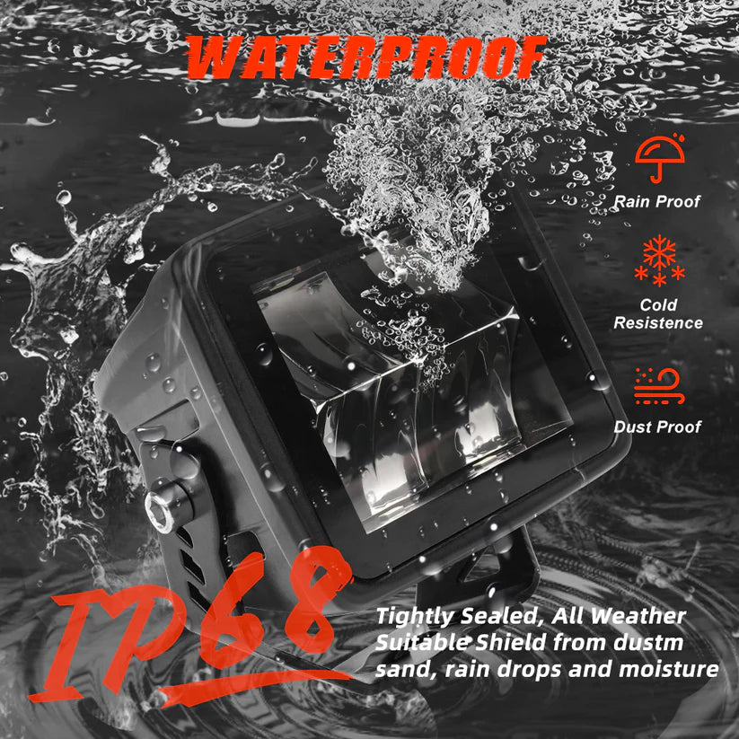 Roamer 3" Cube Light with Amber Cover