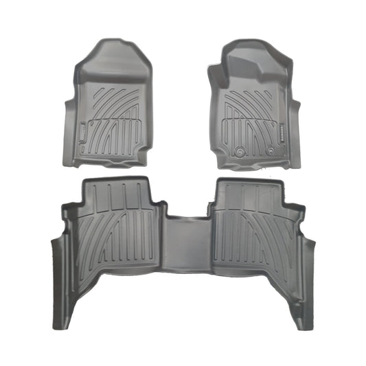 Ford Ranger (2012-2021) 3D Floor Mat 4 Door - 3pcs (Manual and Auto)