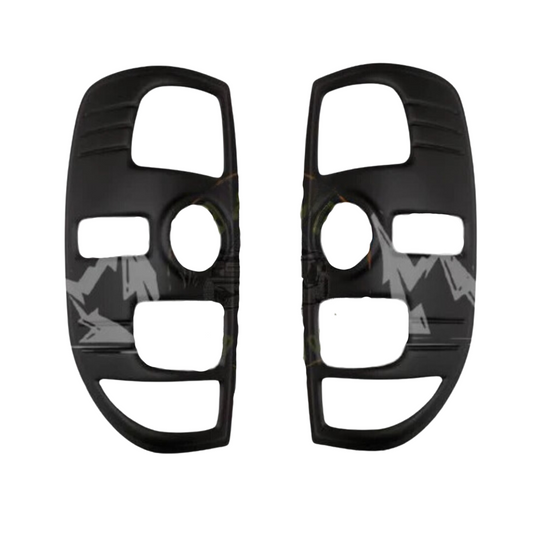 Mazda BT-50 2007-2011 Tail Light Cover Trims Matt Black