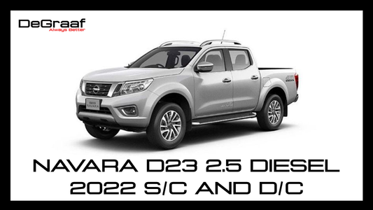 DeGraaf 76mm Stainless Steel Performance Exhaust | Nissan Navara D23 2.5 Diesel (2022–Present)