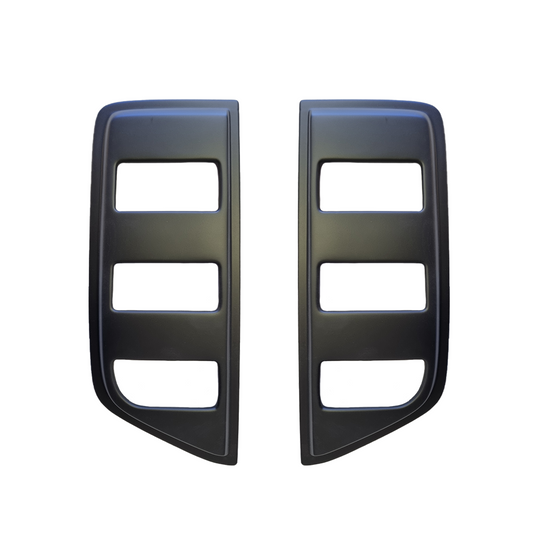 Nissan Navara 2007-2014 Side Window Guard Matt Black