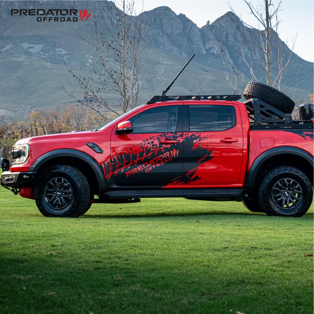 Predator Offroad Ford Ranger Next Gen Double Cab Stealth Roof Rack (2023+)