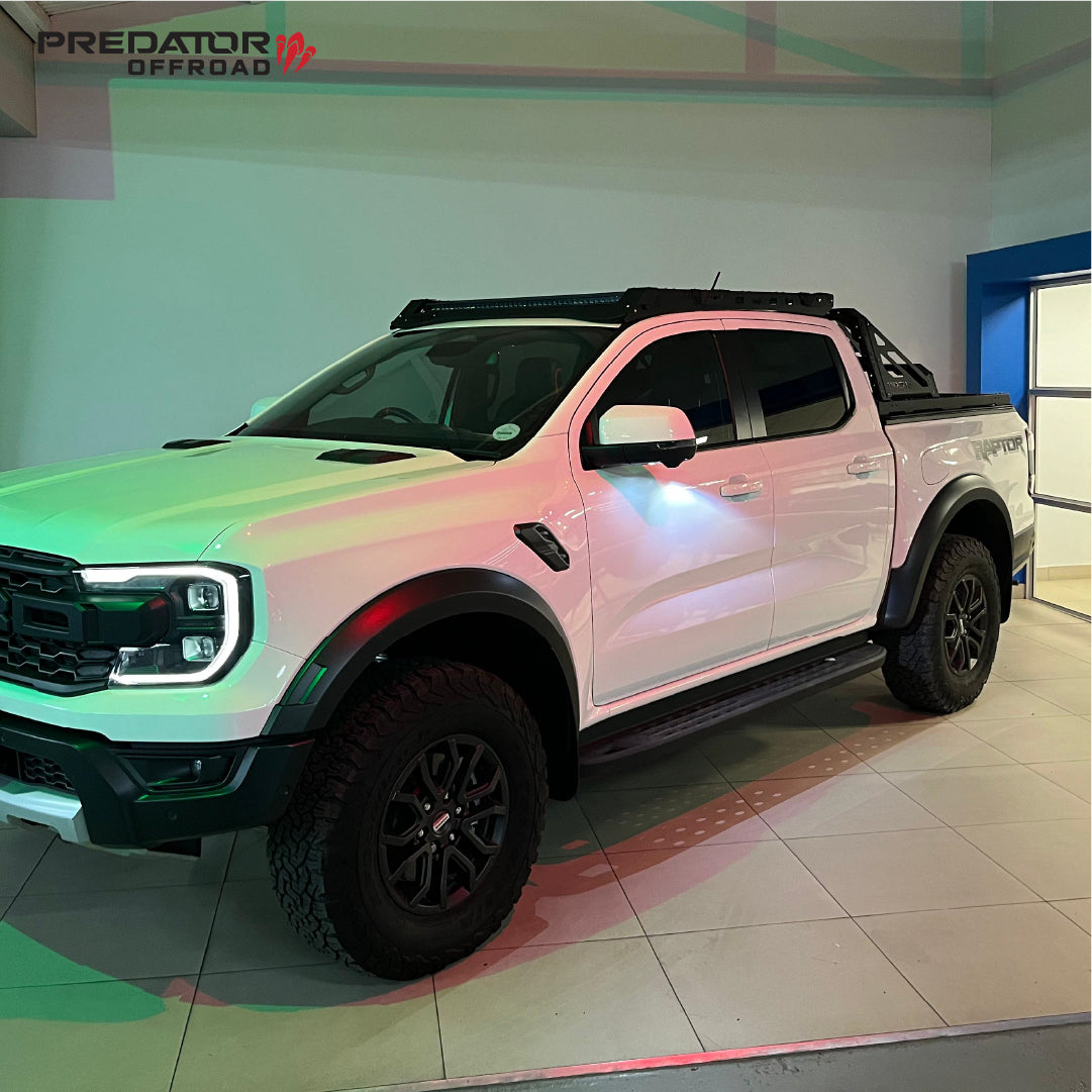 Predator Offroad Ford Ranger Next Gen Double Cab Stealth Roof Rack (2023+)