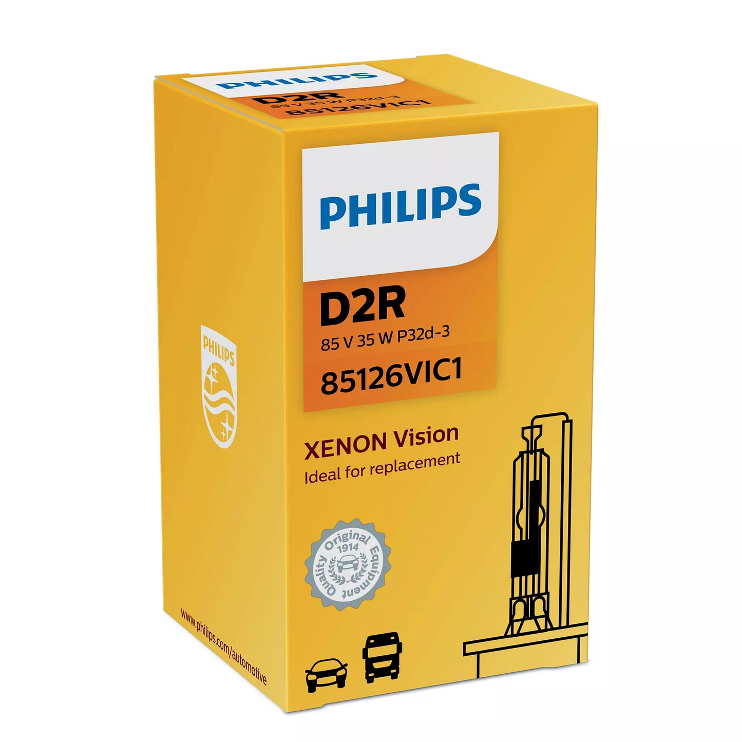 Philips Xenon Vision D2R Car Headlight Bulb