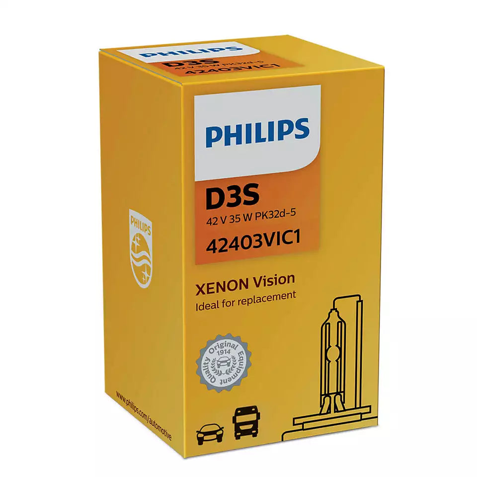 Philips Xenon Vision D3S Car Headlight Bulb