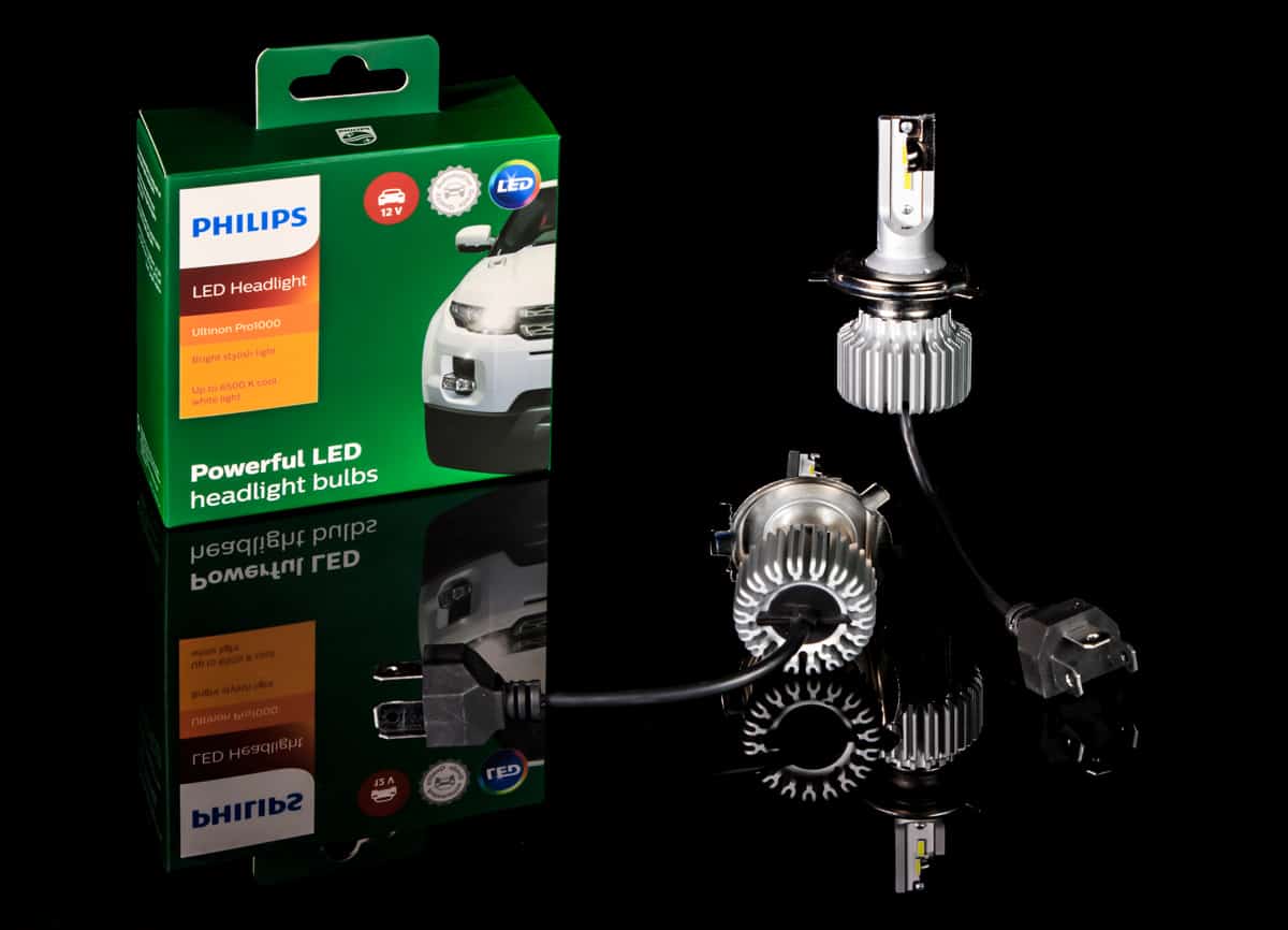 Philips LED Ultinon Pro1000 HL (H4) - Set of two bulbs
