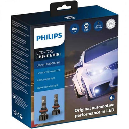 Philips Ultinon Pro9100 H11 - Set of 2 Bulbs