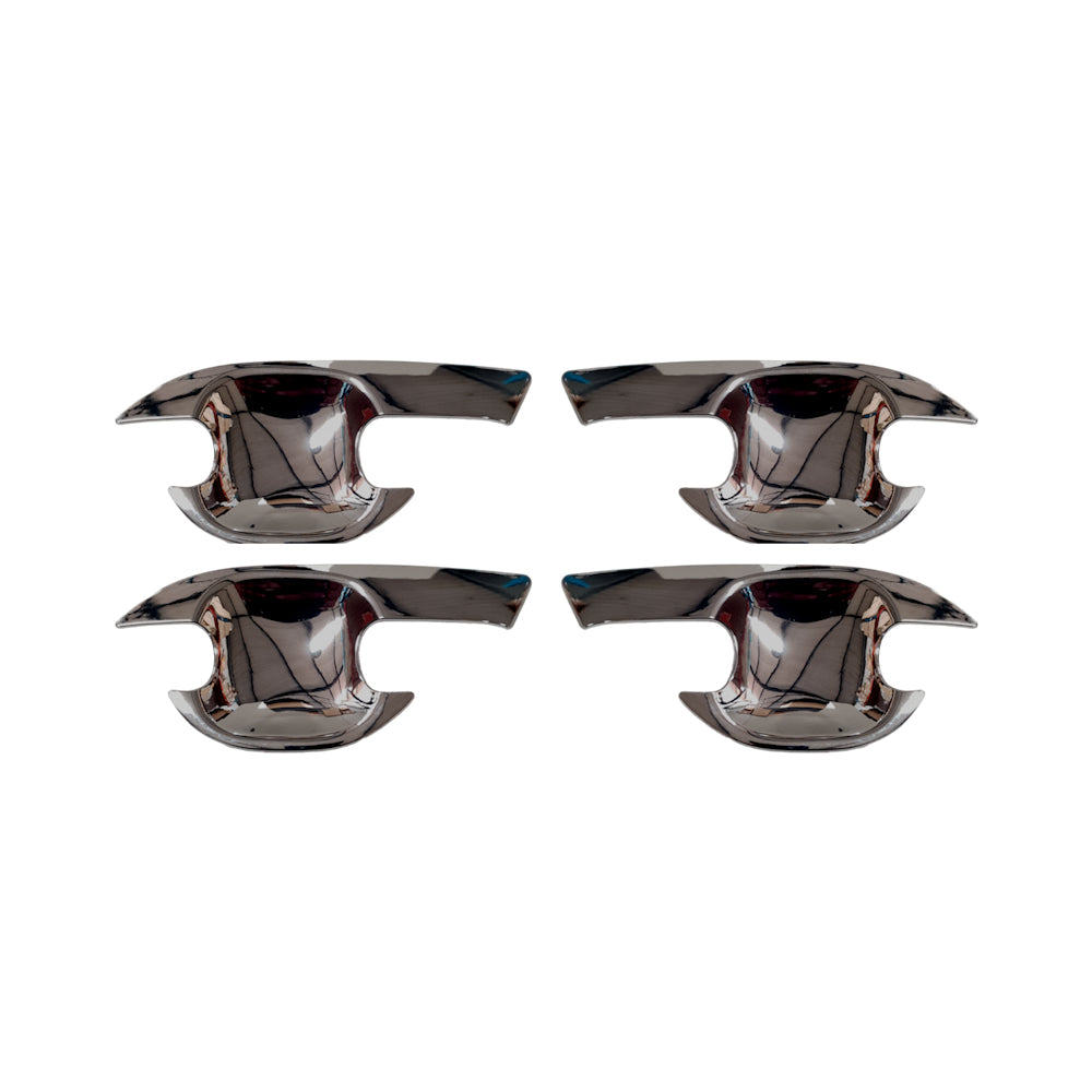 Ford Ranger Double Cab 2012-2021 Door Handle Cups - Chrome
