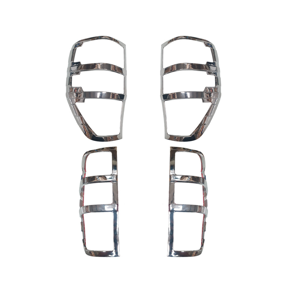 Ford Ranger 2012-2020 Taillight Trim, 2 Bar - Chrome
