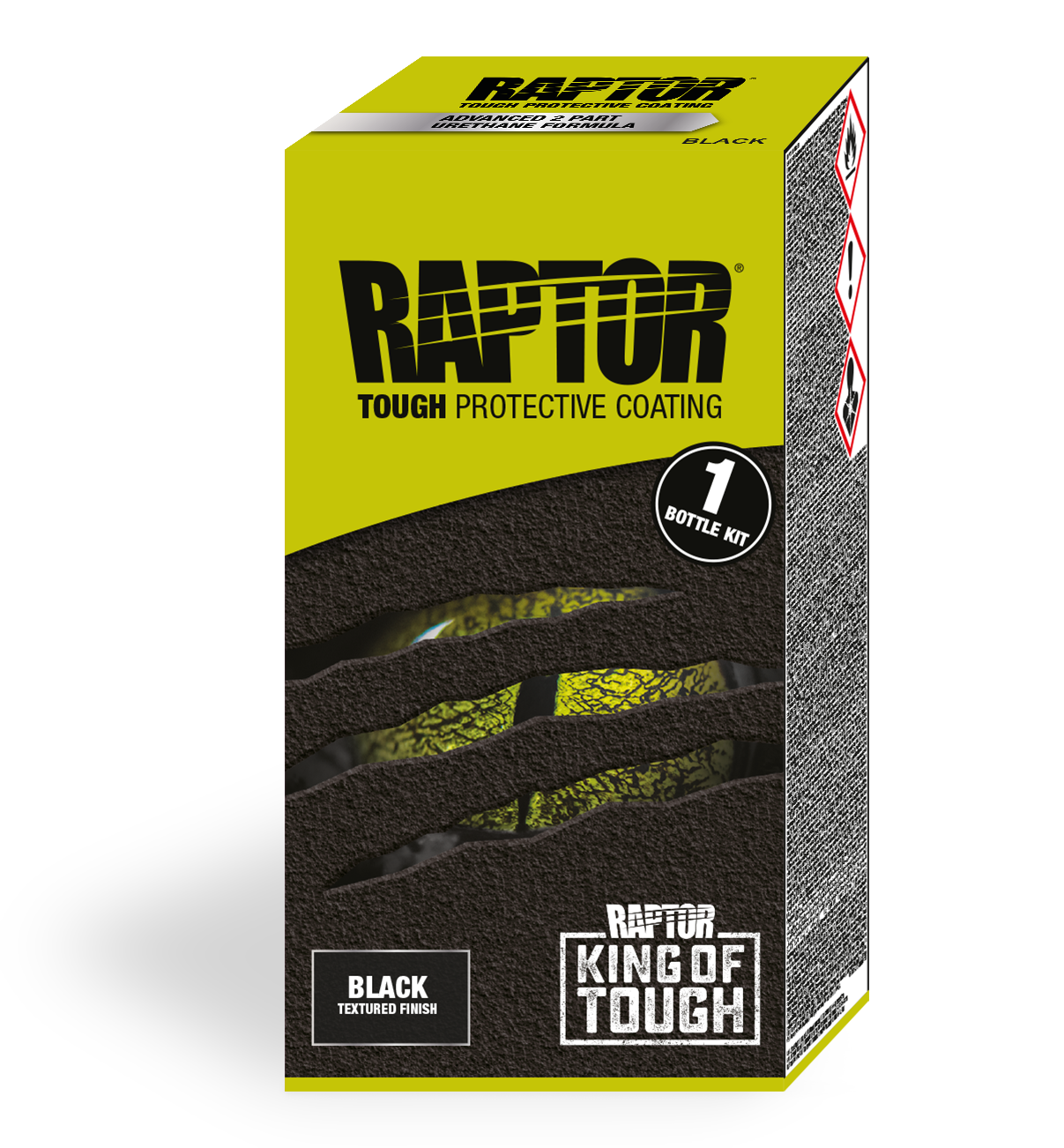 U-POL RAPTOR LINER BLACK 1 BOTTLE KIT AND HARDENER
