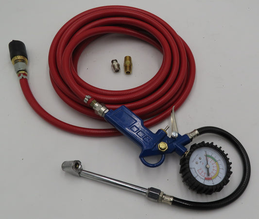 AIRMAX HOSE PACK – 6M HOSE PACK WITH LIGHT DUTY GUN AND GAUGE AND QUICK COUPLER FITTING