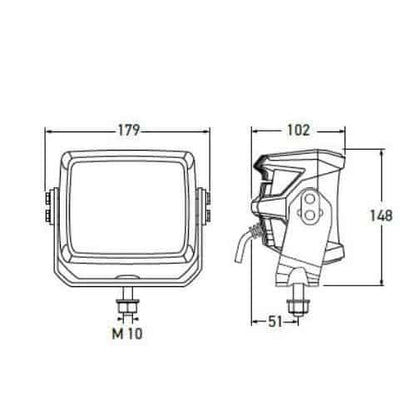 Hella RokLUME 380 N LED Driving Light
