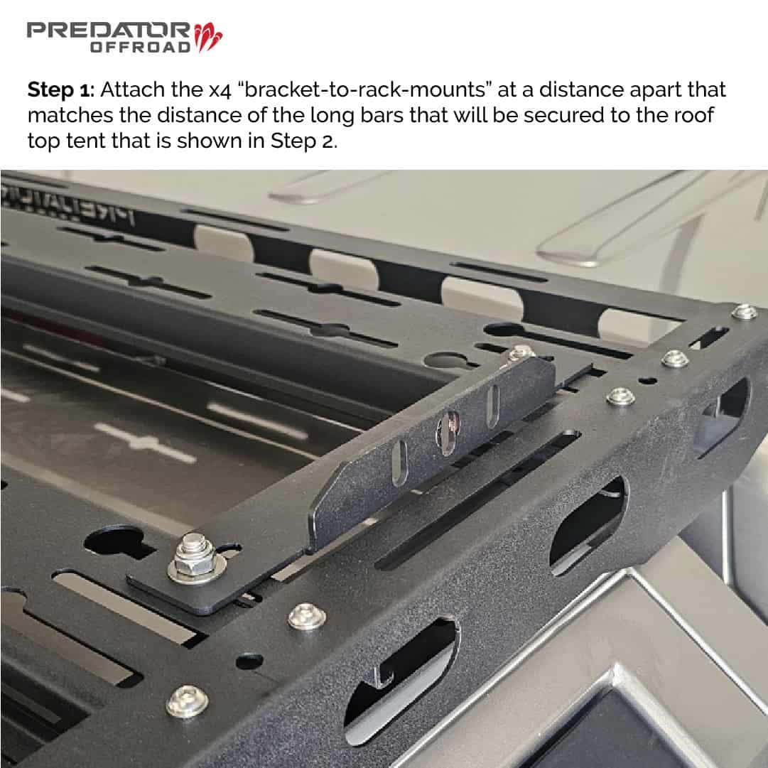 Roof Top Tent Brackets Long