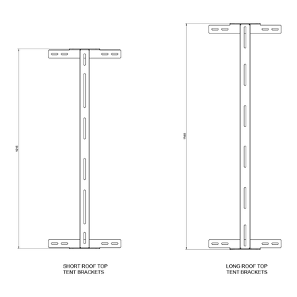 Roof Top Tent Brackets Short
