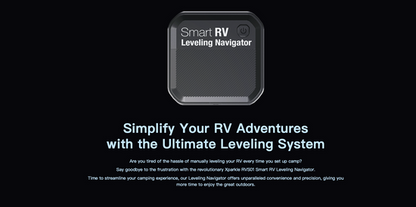 Flex Adventures Smart RV Leveling Navigator | Wireless Bluetooth Caravan & Motorhome Level (RVS01)