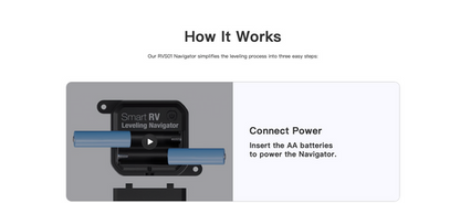 Flex Adventures Smart RV Leveling Navigator | Wireless Bluetooth Caravan & Motorhome Level (RVS01)