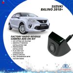 AutoVision Suzuki Baleno 2018+ Reverse Camera Add-On Kit For Factory Radio