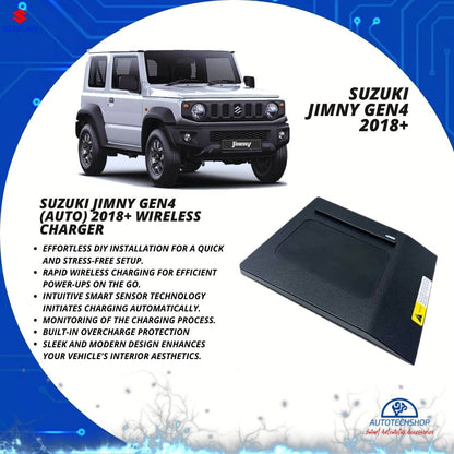 AutoCharge Suzuki Jimny Gen4 (Auto) 2018+ Wireless Charger