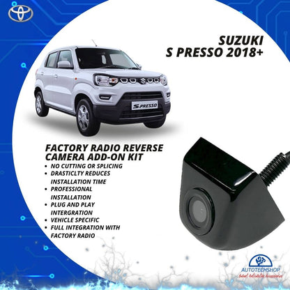 AutoVision Suzuki S-presso 2018+ Reverse Camera Add-On Kit For Factory Radio