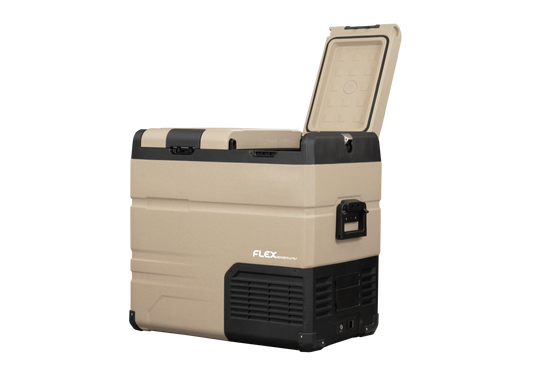 Flex Adventures TA55 55L T-Design Dual Zone Fridge Freezer | Solar Ready | Bluetooth | 12V/24V/240V