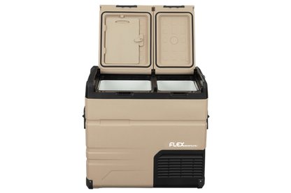 Flex Adventures TA55 55L T-Design Dual Zone Fridge Freezer | Solar Ready | Bluetooth | 12V/24V/240V