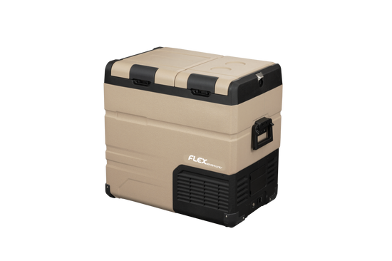 Flex Adventures TA55 55L T-Design Dual Zone Fridge Freezer | Solar Ready | Bluetooth | 12V/24V/240V