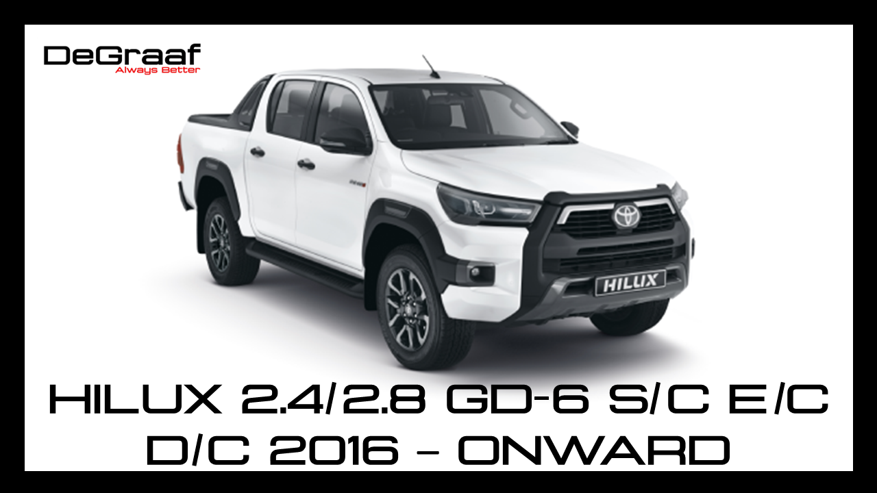 DeGraaf 76mm Stainless Steel Performance Exhaust | Toyota Hilux 2.4 & 2.8 GD-6 (2016–Present)