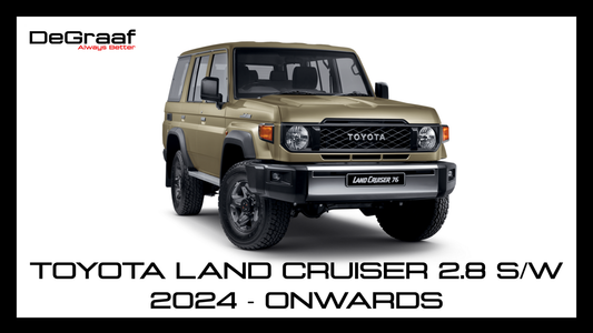 DeGraaf 76mm Stainless Steel Performance Exhaust | Toyota Land Cruiser 76 2.8 GD-6 Station Wagon (2024–Present)