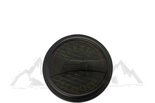 Mitsubishi Triton 2006-2013 Double Cab Fuel Cap Cover Matt Black