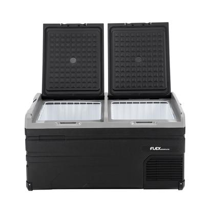 Flex Adventures TW95 95L Dual Zone Portable Fridge Freezer | Bluetooth App Control | 12V/24V/240V
