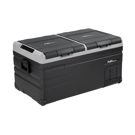 Flex Adventures TW95 95L Dual Zone Portable Fridge Freezer | Bluetooth App Control | 12V/24V/240V