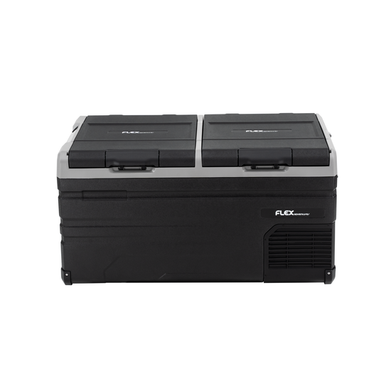 Flex Adventures TW95 95L Dual Zone Portable Fridge Freezer | Bluetooth App Control | 12V/24V/240V