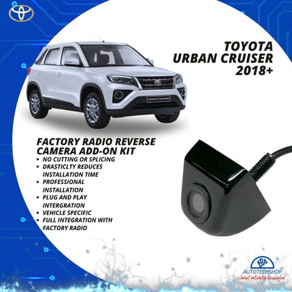 AutoVision Toyota Urban Cruiser 2018+ Reverse Camera Add-On Kit For Factory Radio