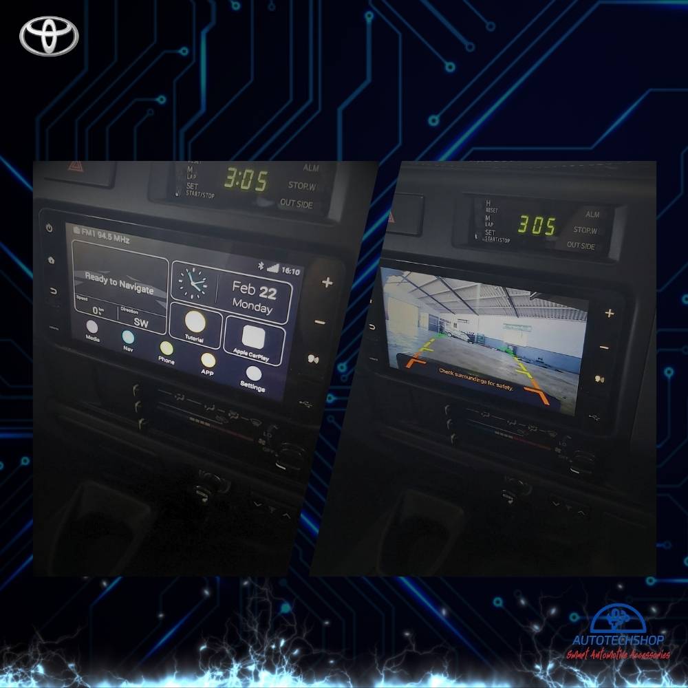 AutoVision Toyota Land Cruiser 76/79 2023+ Reverse Camera Add-On Kit For Factory Radio