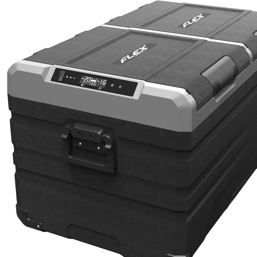 Flex Adventures TW95 95L Dual Zone Portable Fridge Freezer | Bluetooth App Control | 12V/24V/240V