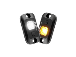 Flex 12V Dual Colour LED Rock Light with Switch