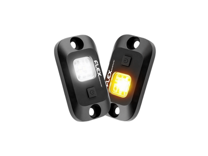 Flex 12V Dual Colour LED Rock Light with Switch