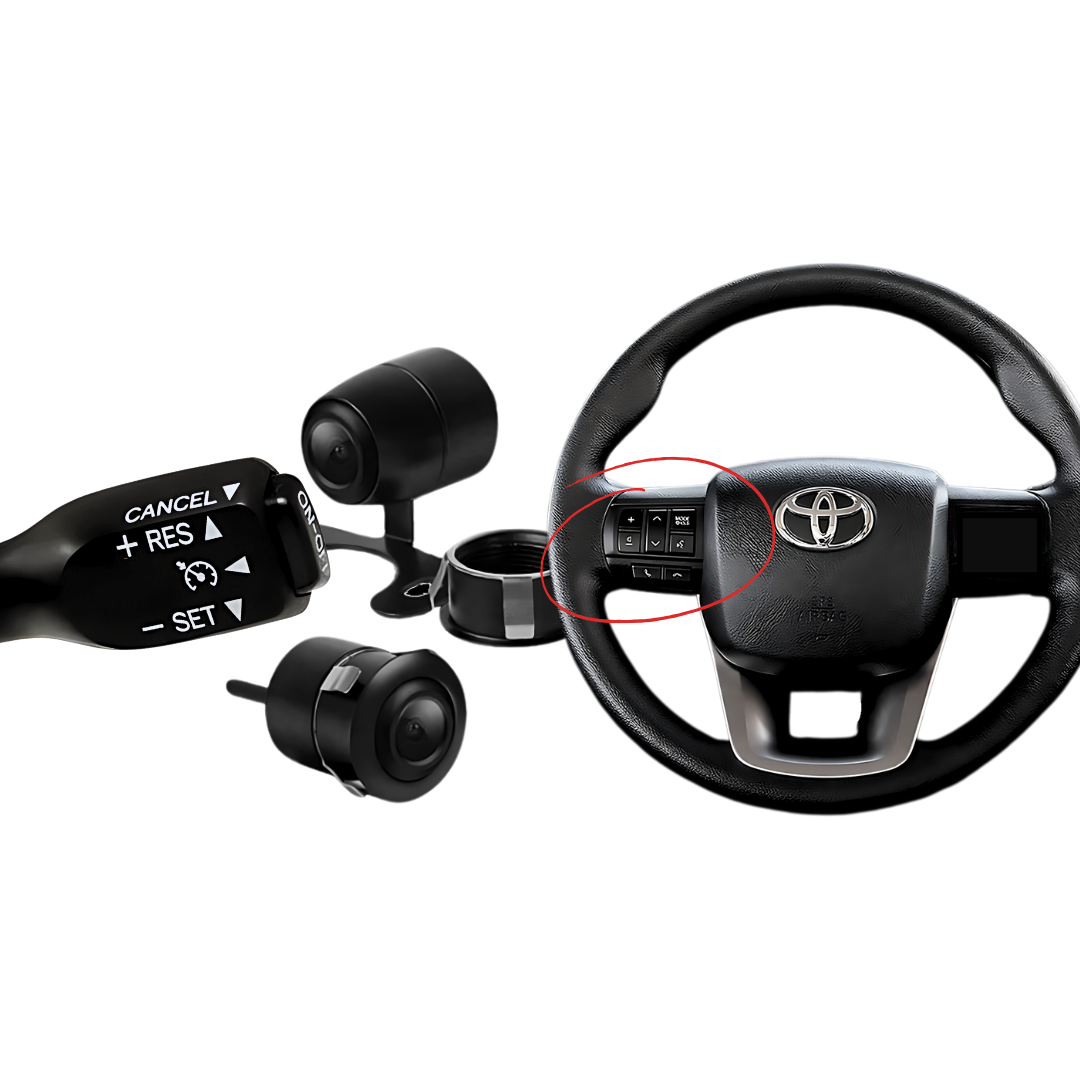 AutoTech Toyota Land Cruiser 2.8 Cruise Control, Reverse Cam and Steering Wheel Button Combo Deal
