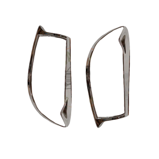 Toyota Fortuner 2008-2012 Head Light Cover - Chrome