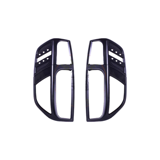 Nissan Navara 2007-2014 Tail Light Cover Trims Matt Black