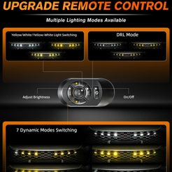 Flex Tri-Colour LED Grill Lights