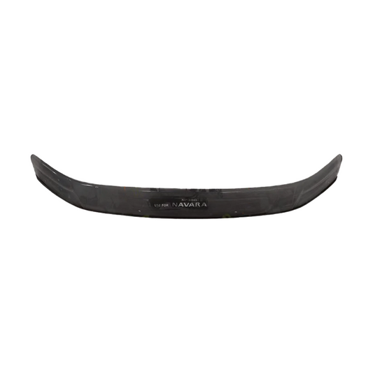 Nissan Navara 2016-2020 Bonnet Guard Big Transparent Black