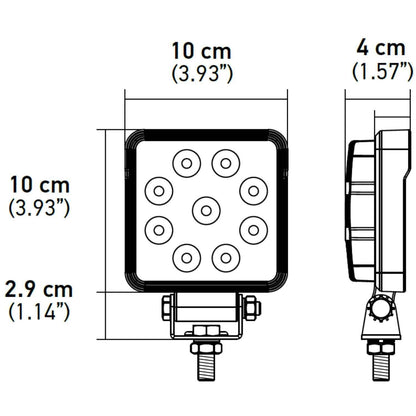 Hella Valuefit Square LED Worklight 15W - FLOOD