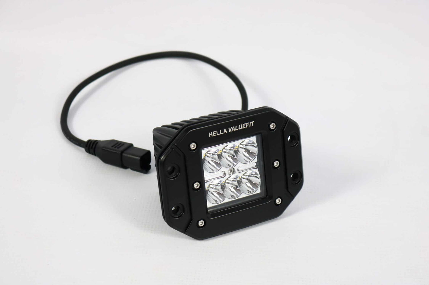 Hella Valuefit Flush Mount 6 LED Cube Light Long Range