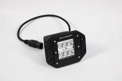Hella Valuefit Flush Mount 6 LED Cube Light Long Range