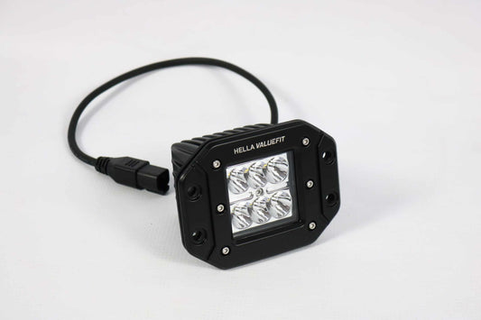 Hella Valuefit Flush Mount 6 LED Cube Light Long Range