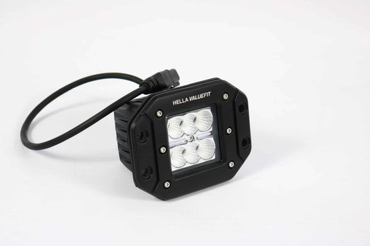 Hella Valuefit Flush Mount 6 LED Cube Light Close Range