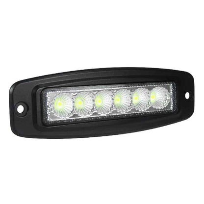 Hella Valuefit Flush Mount 6 LED Light Bar Close Range