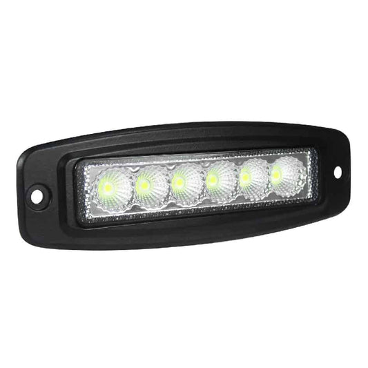 Hella Valuefit Flush Mount 6 LED Light Bar Close Range